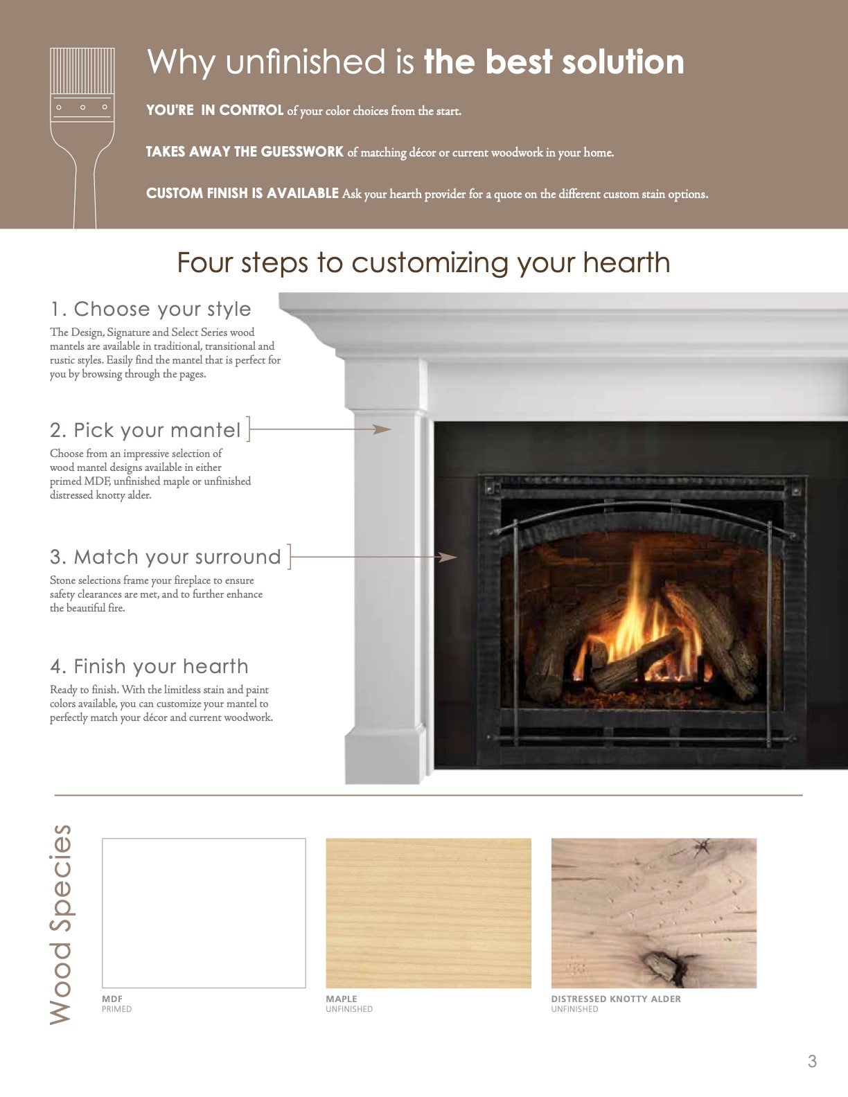 Mantelpieces & Surrounds Brochure at WilliamSmith Fireplaces in North Charleston SC