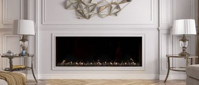 Ortal: Front Facing Fireplace 77 HH (50x30) - Double Glass - primary view