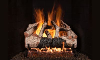 RH Peterson: Charred Mountain Birch Flame Enhanced Logs - 24" - primary view