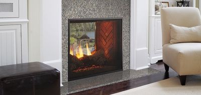 Hearth & Home Technologies: Fortress 36 Indoor/Outdoor See-Through Fireplace - primary view