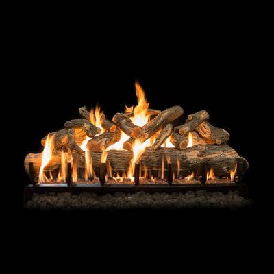 Grand Canyon: Arizon Weathered Oak Jumbo See-Through Log Set 72in - primary view