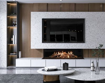 Ortal: Two Sided Corner Fireplace 60 - primary view