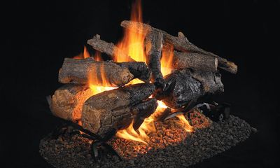 RH Peterson: Charred American Oak See-Thru Logs - 24" - primary view