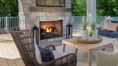 Vesper 42 Outdoor Gas Fireplace - primary view