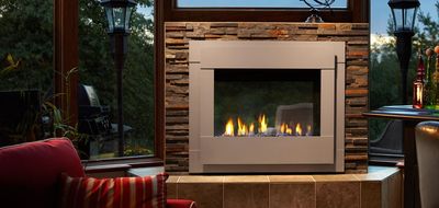 Hearth & Home Technologies: Twilight Modern Indoor/Outdoor See-Through Fireplace - primary view