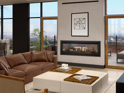 Kozy Heat: Callaway See-Thru Gas Fireplace - primary view