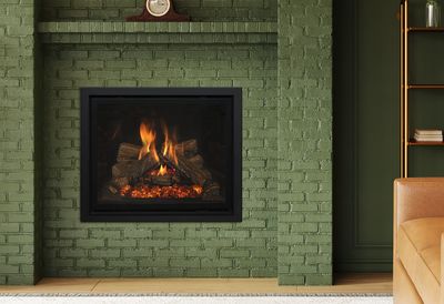 Kozy Heat: Nordik 36 DV Gas Fireplace - Logs - primary view