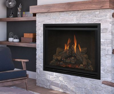 Kozy Heat: Nordik 41 DV Gas Fireplace - Logs - primary view