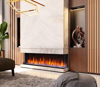 Kozy Heat: Osseo E64 Multi-sided Linear Fireplace - primary view